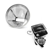 304 Stainless Steel Cafe Drip Coffee Machine Filter Fine Mesh Reusable Coffee Powder Basket with Foldable Handle Tea Strainer