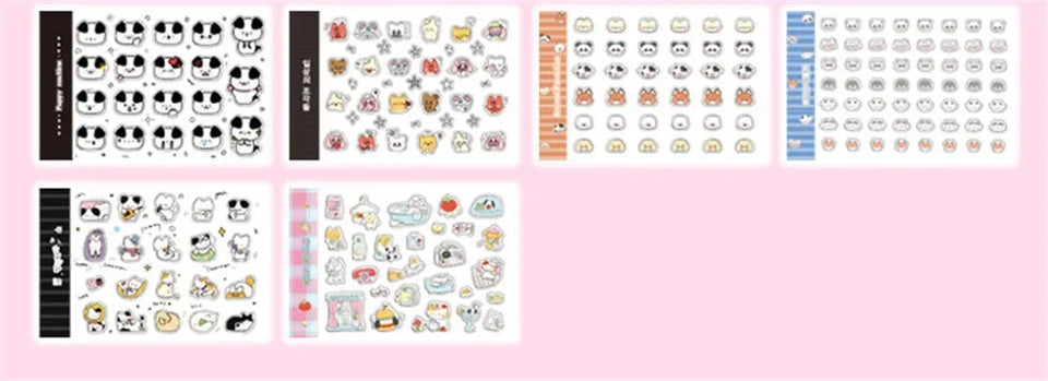 New 1Style 72Pcs/bag Good Mood Maker Cut Film Sticker Book Handbook Scrapbook Phone Case Photo Frame Calendar DIY
