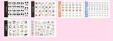 New 1Style 72Pcs/bag Good Mood Maker Cut Film Sticker Book Handbook Scrapbook Phone Case Photo Frame Calendar DIY