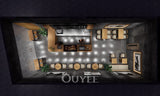 Coffee Shop Bar Counter, Modern Style Coffee Shop Counter Coffee Shop Coffee Shop Counter Bar Bar Counter for Coffee Shop Bar