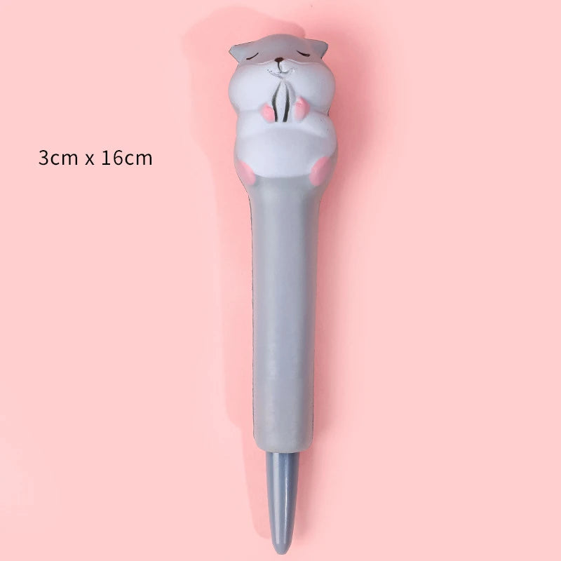New Squishy Antistress Toys Ice Cream Hot Dog Dinosaur Slow Rising Pen Soft Squeeze Pen Stress Relief Toy Christmas Gifts