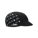 Black Cycling Cap Funny Road Bicycle Hat Cartoon Bike Headwear Men and Women Coffee & Beer Gorra Ciclismo