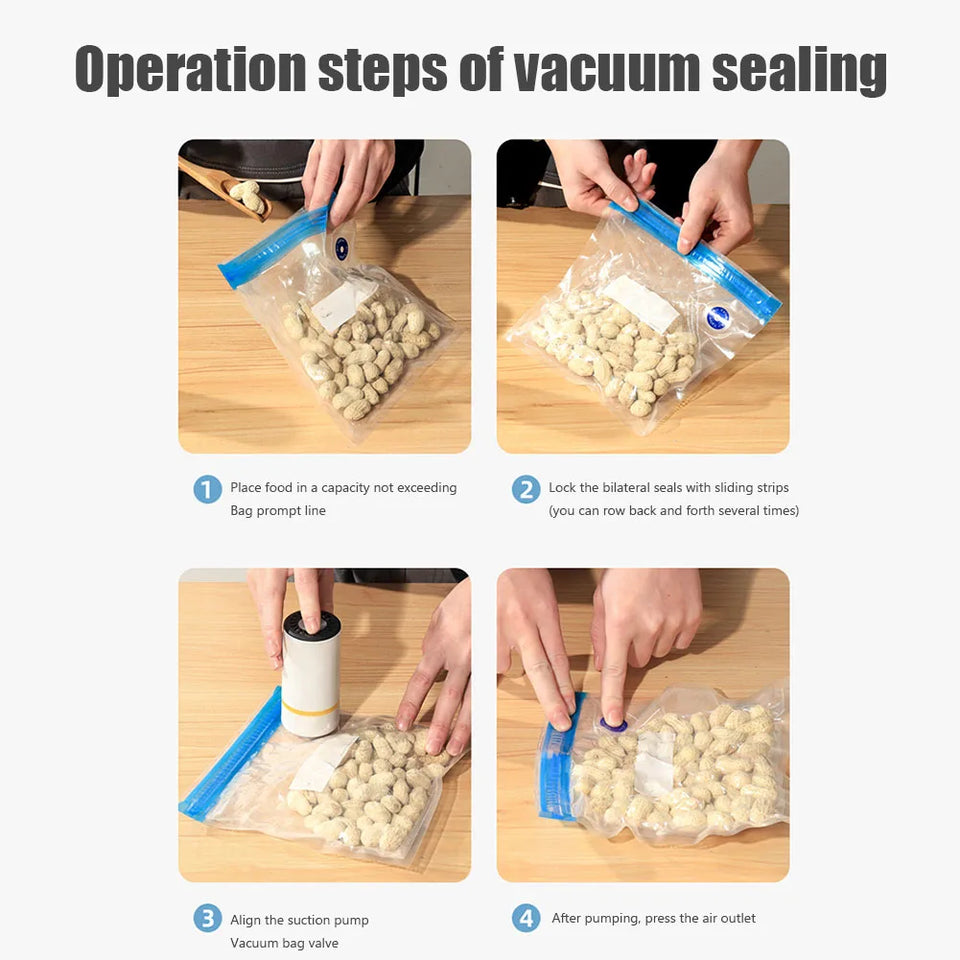 Portable Handheld Vacuum Sealer Pump Vacuum Sealer Pump USB Rechargeable for Inflatable Cushions Travel Storage Electric Pump