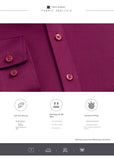 55-105KG Men's long sleeved elastic shirt, non ironing business dress, professional work attire, stand up collar shirt
