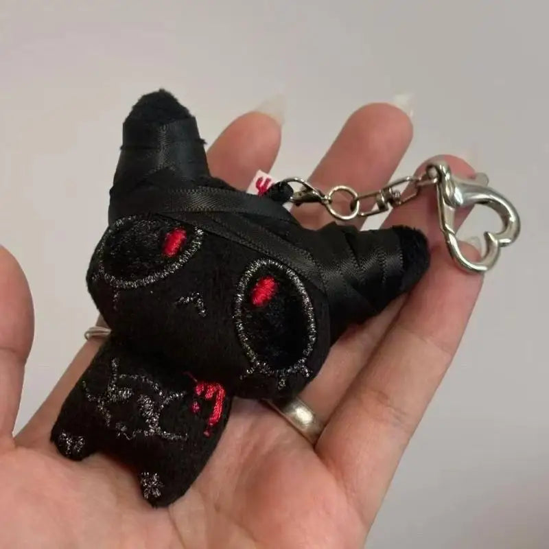 Creative Halloween Horror Plush Keychain toy Creepy Bloody Monster Doll Pendant Gothic Scary Backpack Accessories Couple Gift