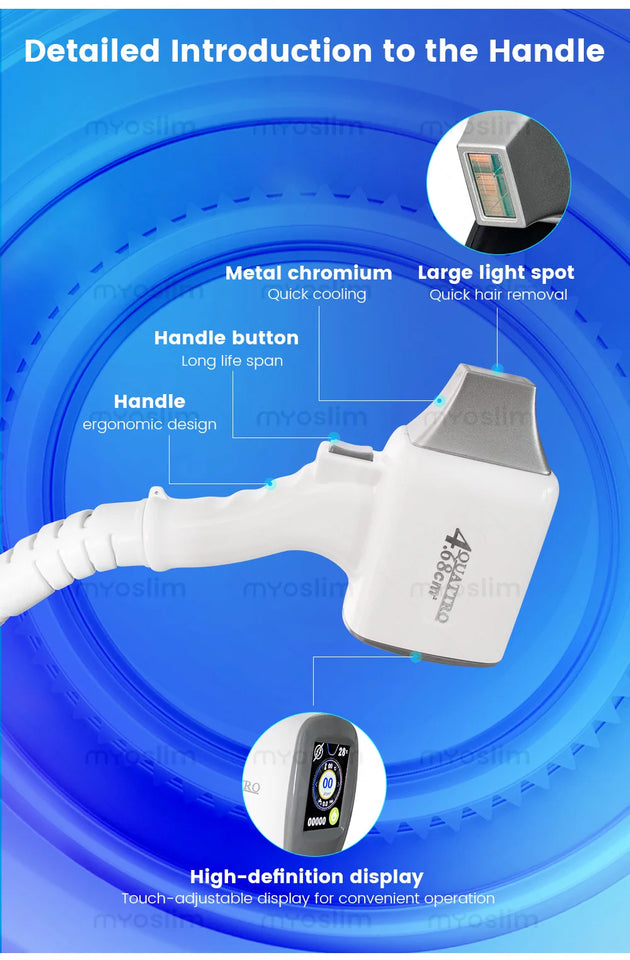 2026 New Portable Standing Commercial Multi-Purpose Diode Laser Beauty Device for Hair Removal & Skin Rejuvenation