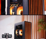 WJCOOLMAN Craftsman Series Small Chassis Home-Type Desktop Computer Supports M-ATX Motherboard - Compact Gaming PC Build