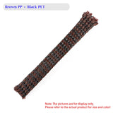 1~100m New Braided Cable Sleeve 4 8 12mm Flexible PP Cotton + PET Yarn Harness Sheath Dust Proof Wire Sleeving Protection Wrap