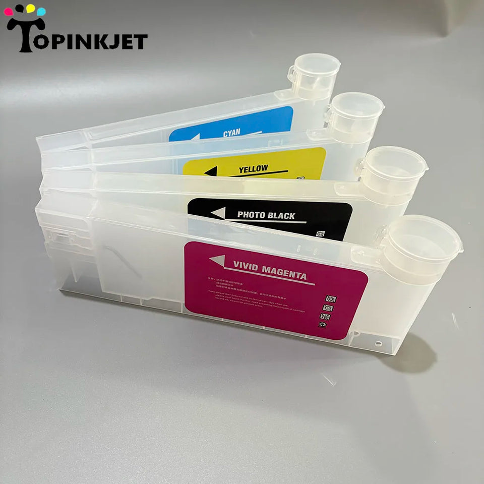 220ml Refillable Ink Cartridge With Funnel For Roland Mimaki Mutoh Large Format Printer