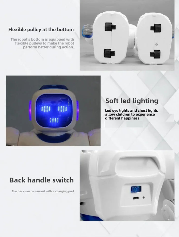AI Coding Robot for Kids 3-6 | Voice Control & Dance Programming STEM | Educational Gift with Remote Learning Games