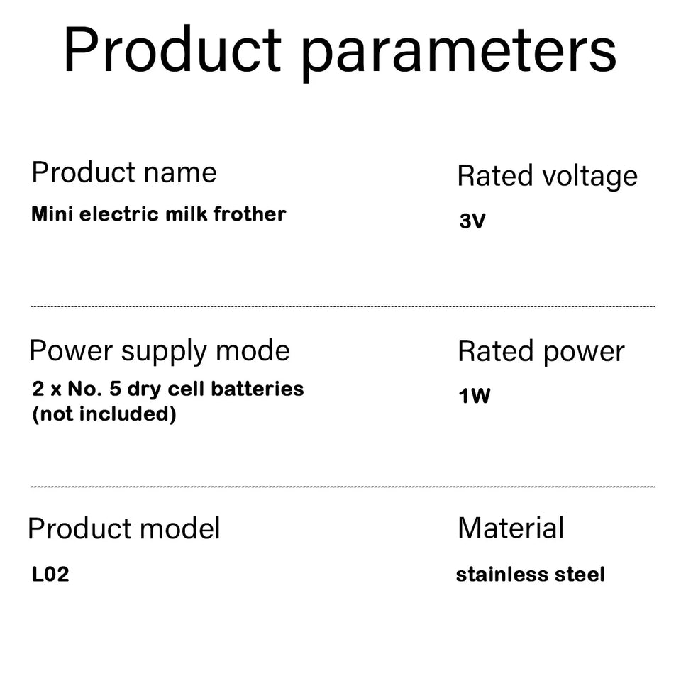 Coffee Electric Milk Frother Electric Whisk Cordless Electric Beverage Mixer Suitable for Coffee Matcha Kitchen Accessories