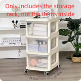 Acrylic Shopping Cart Shelf Stand Floor Standing Bathroom Gap Frame Home Living Room Snack Storage Rack Modern Minimalism