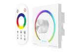 LED Light Strip Wallmount Glass Pannel Touch PWM Controller Dimmer CCT RGB 12V 24V 6A/CH Home Commercial 0-100% Smooth Dimming