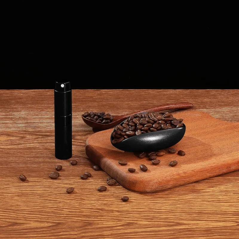 Coffee Bean Dosing Cup and RDT Spray Bottle Set, Kit For Espresso,Coffee Bar Accessories,Ceramic Single Dosing Tray For Coffee