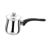 Coffee Pot with Handle Butter Melting Pan Milk Butter Warmer Pot Coffee Maker for Camping Home Kitchen Office Restaurant
