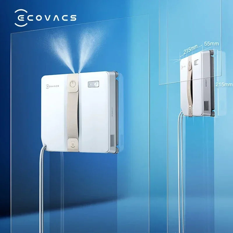 New Original ECOVACS Window Cleaning Machine WINBOT AIR MINI Window Cleaning Robot 8000Pa Glass Vacuum Cleaner