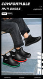 Couples Short Rain Shoes Fashion Light Waterproof Shoes Non-Slip Sports Korean Rain Boots