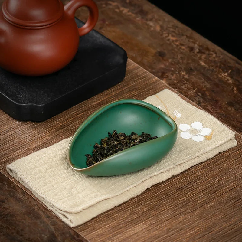 Coffee Accessories Compact Ceramic Ware Espresso Bean Scoop Food-Safe Bean Scoop For Cafe Use Tea Enthusiasts Coffee Gift