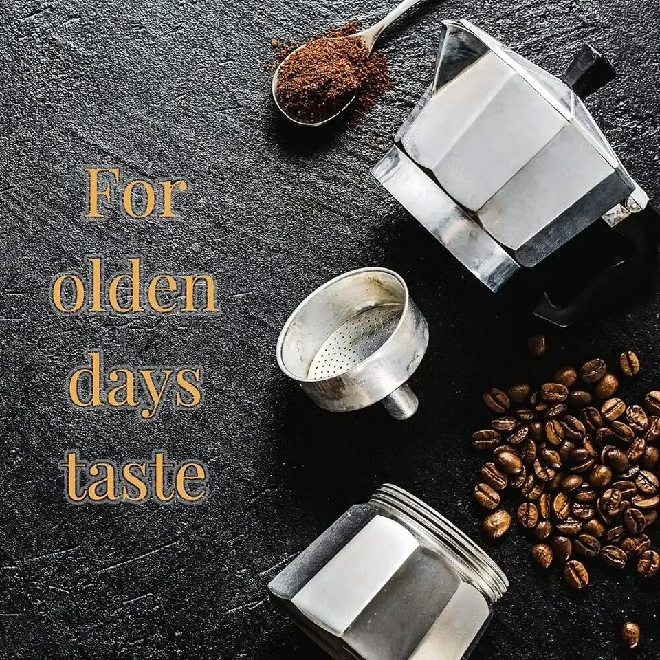 600ML Aluminum Mocha Coffee Pot Espresso Coffee Maker Percolator Tool Home Hand-brewed Octagonal Moka Pot Kitchen Utensils