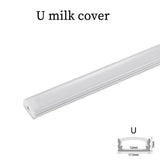 1-30pcs/Lot perfil aluminio led Corner Aluminium Profile Channel Holder for LED Strip Light Bar Cabinet Lamp Kitchen Closet
