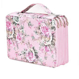 200 hole portable canvas pencil case, pencil stationery shockproof storage bag, large capacity stationery box