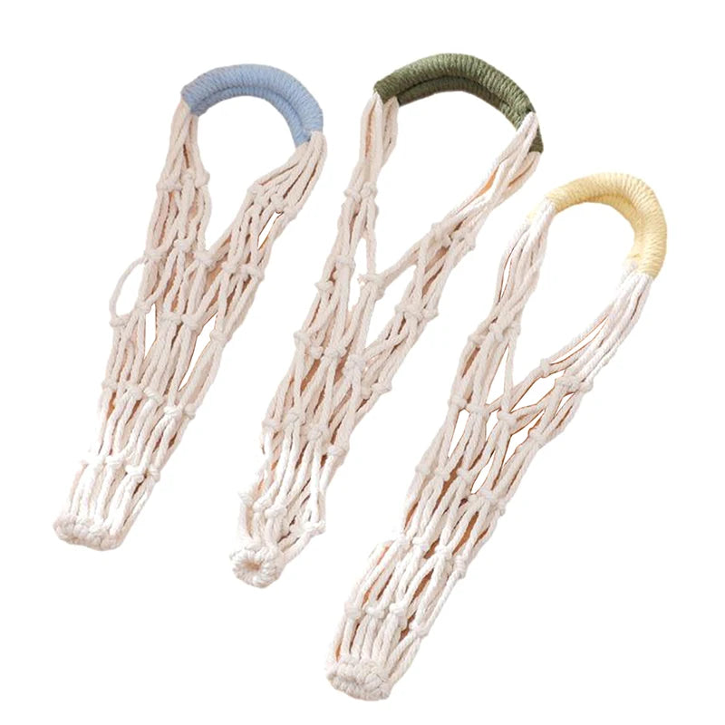 Portable Coffee Cup Bag Hollow Out Bottle Bag Practical Mugs Bag Foldable Water Bottle Bags Woven Net Bag Cup Cover