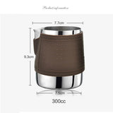 350MLMilk Jug Pull Flower Cup Coffee Cappuccino  Espresso Steaming Pitcher Coffee Milk Frothing Cup Coffee Steaming Pitcher