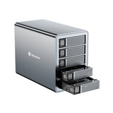 【Free Local Warehouse!】Yottamaster 150W External Hard Drive Enclosure 2.5"3.5" SATA HDD SSD Enclosure RAID Hard Drive Storage