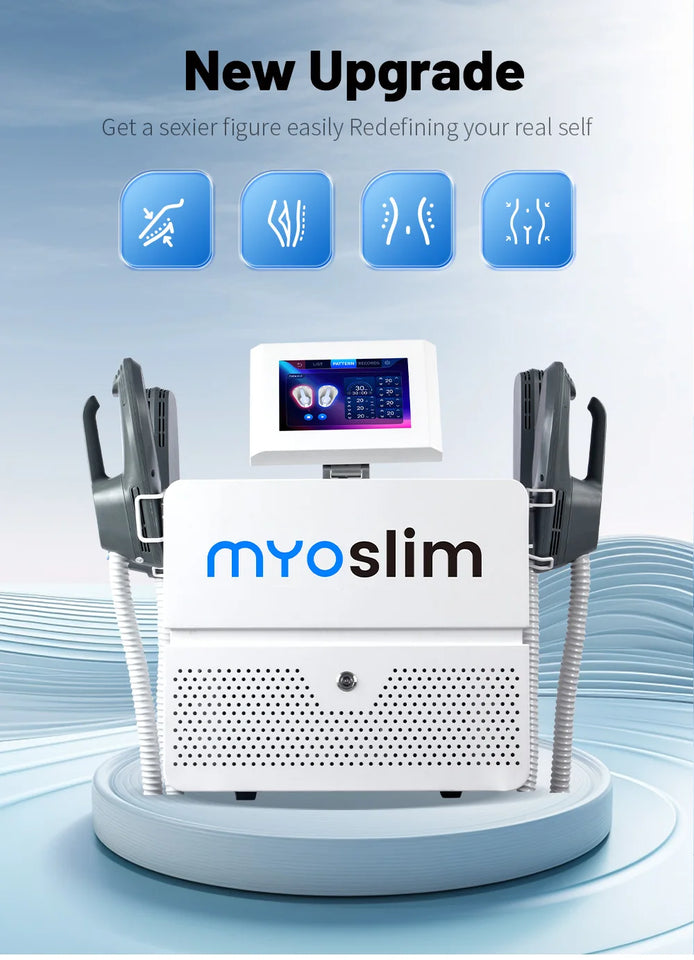 RF EMS Body Sculpting  Machine 6500W Sculpt Muscle Stimulation Abdominal Burning Fat Slimming Electromagnetic Weight Loss