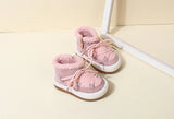 DIMI New Autumn/Winter Baby Boots Warm Plush Rubber Sole Toddler Kids Sneakers Infant Shoes Fashion Little Boys Girls Boots