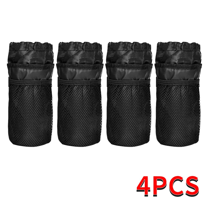 Bicycle Bag Bike Bottle Holder Handlebar Stem Thermal Bag with Mesh Pocket Coffee Cup Holders Cycling Water Bottle Carrier Bag