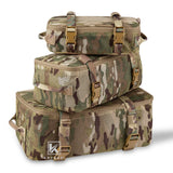 KRYDEX Tactical Modular Pouch Set Outdoor Backpack Organizer Travel Suitcase Packing Cubes Hunting Gear