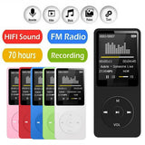 Portable MP4 FM card insertion Bluetooth player MP3 USB Charger Player FM Radio Recorder Lossless Sports Hifi Music Player