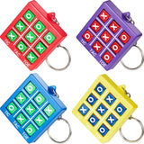 5Pcs Colorful Tic Tac Toe Keychain for Kids Educational Toys Birthday Party Favor Classroom Prizes Goodie Filler Pinata Gift