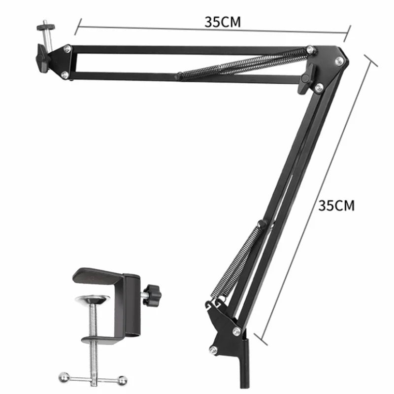 Roreta Flexible Arm Tripod For Phone Stand Table Folded Anchor Online Desktop Laptop Video Live Overhead Shot Photography
