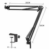 Roreta Flexible Arm Tripod For Phone Stand Table Folded Anchor Online Desktop Laptop Video Live Overhead Shot Photography