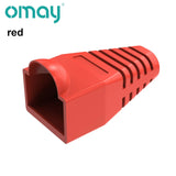 RJ45 Connector CAT6 CAT5e Connector Protective Cover Adapter Cap Ethernet Network Cable Plugs RJ45 Cat5/6 10 colour Sleeve