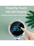 Smart Flip Lid Stainless Steel Thermos with Temperature Display Light Luxury Portable Mini Insulated Cup coffee travel mug