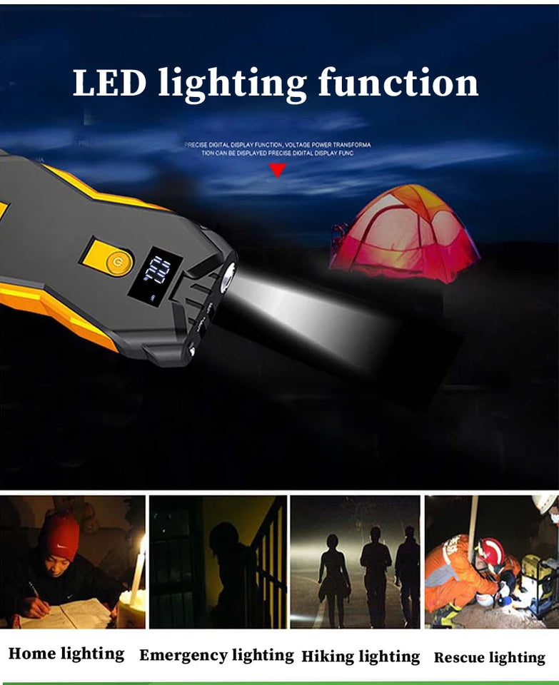 GKFLY 4000A/8000A Car Jump Starter 12V Power Bank Portable Starting Device Car Battery Booster for Gas/Diesel 5L/3L
