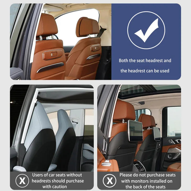 Car Seat Stand Travel Table Multi Function Adjustable Car Desk Tray Table Foldable Steering Wheel Portable Laptop Stand Table