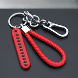 Mobile Phone Number Plate Woven Rope Car Key Anti-loss Phone DIY Pendant Men's and Women's 8-shaped Key Chain Key Chain
