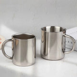 Travel Tumbler Jug Children's Milk Tea Cups Office Water Mug Double Wall 304 Stainless Steel Coffee Mug Without Lid Portable Cup