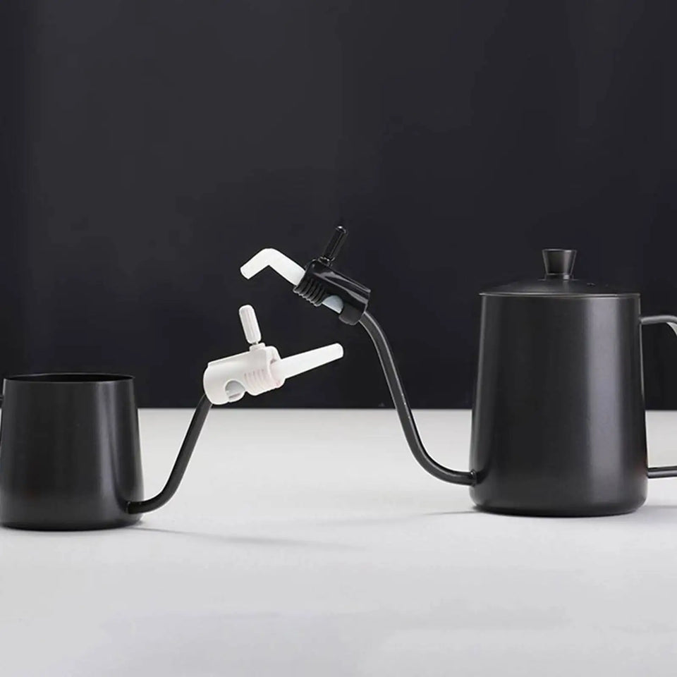 Coffeeware Coffee Makers Pour Over Coffee Kettle Gooseneck Drip Kettle Flow Control Valve Accessaries for Coffee Kitchen