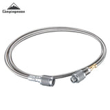 CAMPINGMOON Gas Accessories Gas Stove Adapter Extend Tube Stainless Steel BBQ Gas Stove Hose Burners Extension Tube For Camping