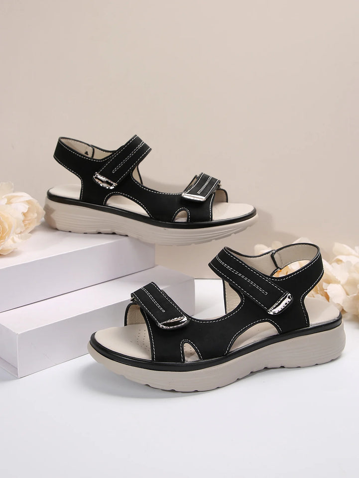 Summer Wedge Sandals for Women 2025 New Fashion Non Slip Beach Shoes Woman Lightweight Casual Platform Plus Size Sandals Women