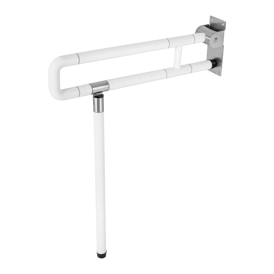 Toilet Grab Bar,Handicap Grab Bars,Foldable Drop down Toilet Rails,Seat Support Aid Assist Rail,Non-slip Toilet Bar