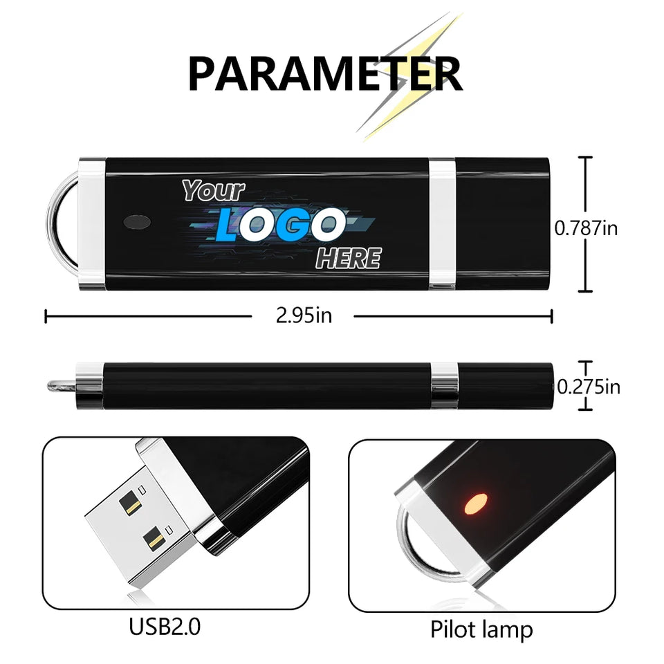 New Colorful USB Flash Drive Pen Drive 128GB 64GB 32GB Free Color Printing LOGO Memory Stick 16GB 8GB 4GB 128MB Creative Gift
