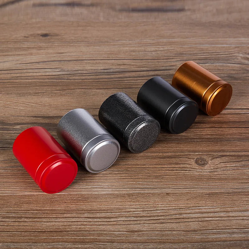 Round Shaped Jar Eco-Friendly Coffee Tea Caddy Mini Tin Storage Box Round Sealed Iron Box For Coffee Storage Home Decor Tea