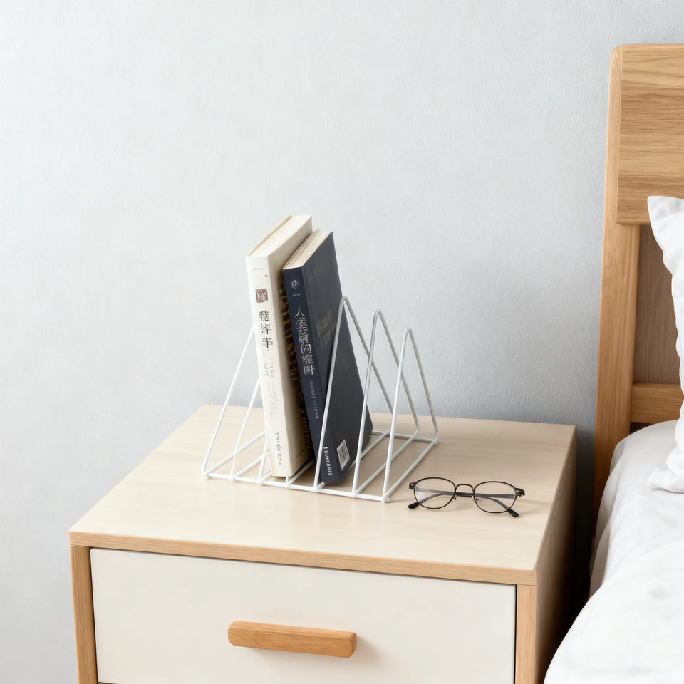 Desktop Bookshelf Wrought Iron Shelf Metal Table Simple Storage Shelf
