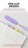 GuangNa 12 Colors/box Direct Liquid Hardhead High-gloss Acrylic Marker, for Student Notebook Writing, DIY Painting Graffiti